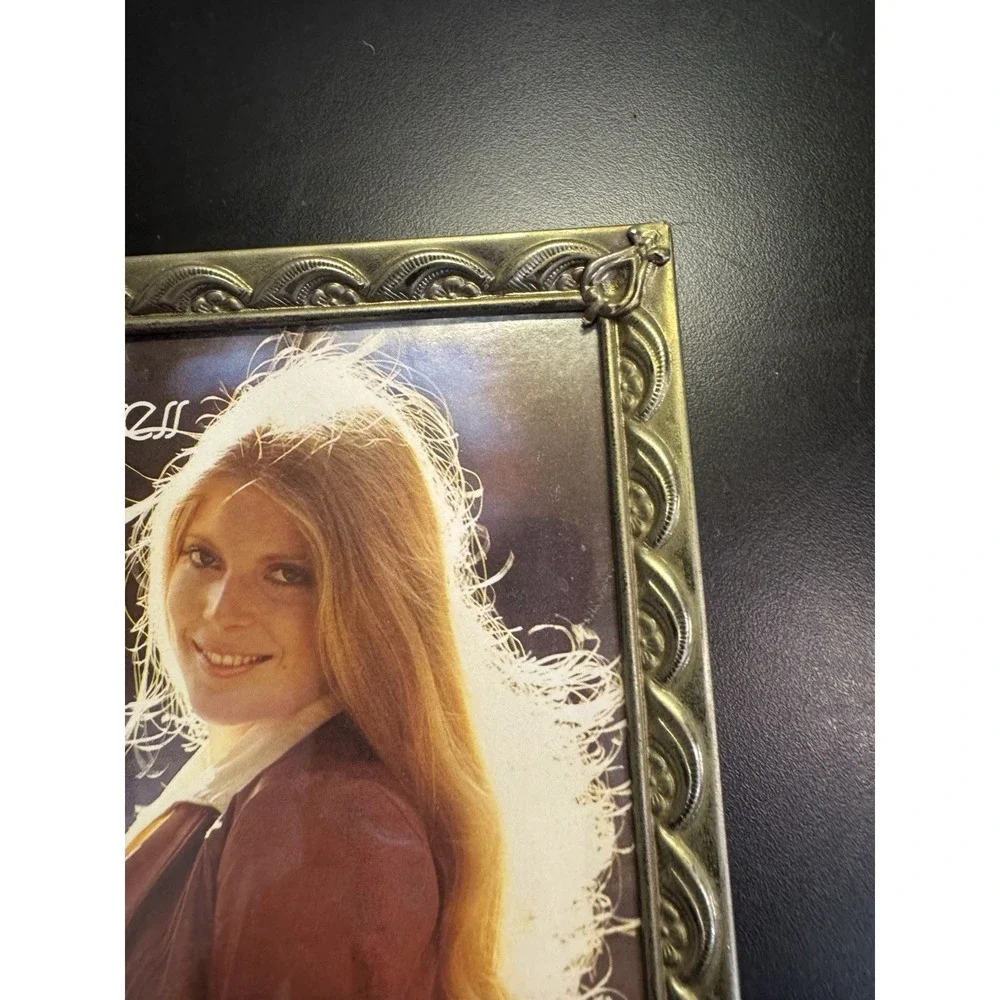 Vintage Ornate Brass Metal Photo Frame  5